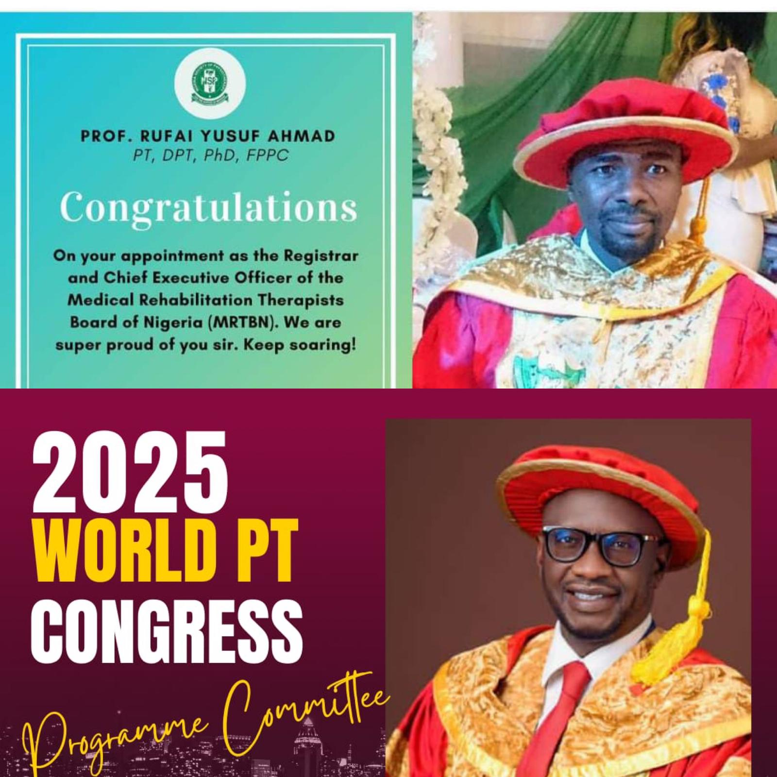 NSP felicitates Professors Rufai Ahmad and Sam Ibeneme on their respective MRTBN and WPT appointments max-h-[350px]